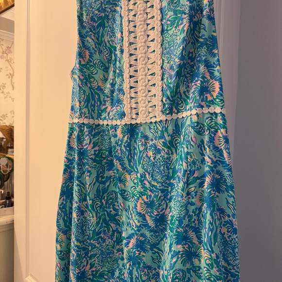 Lilly Pulitzer Ashler Stretch Maxi Dress- size 16 - Picture 1 of 2